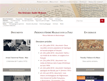 Tablet Screenshot of malraux.org